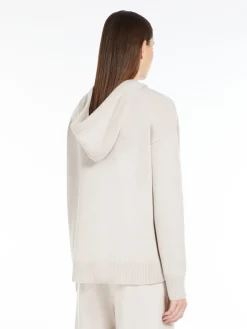 Wool and cashmere knit sweatshirt