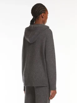 Wool and cashmere knit sweatshirt