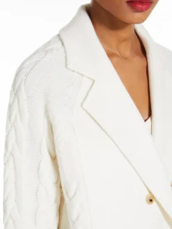 Wool and cashmere pea coat