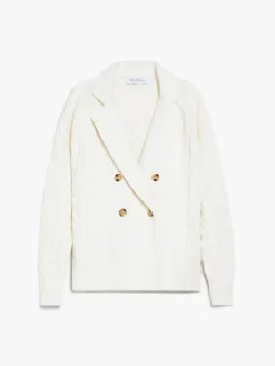 Wool and cashmere pea coat