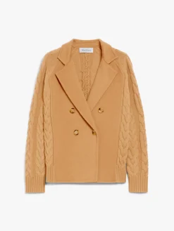 Wool and cashmere pea coat