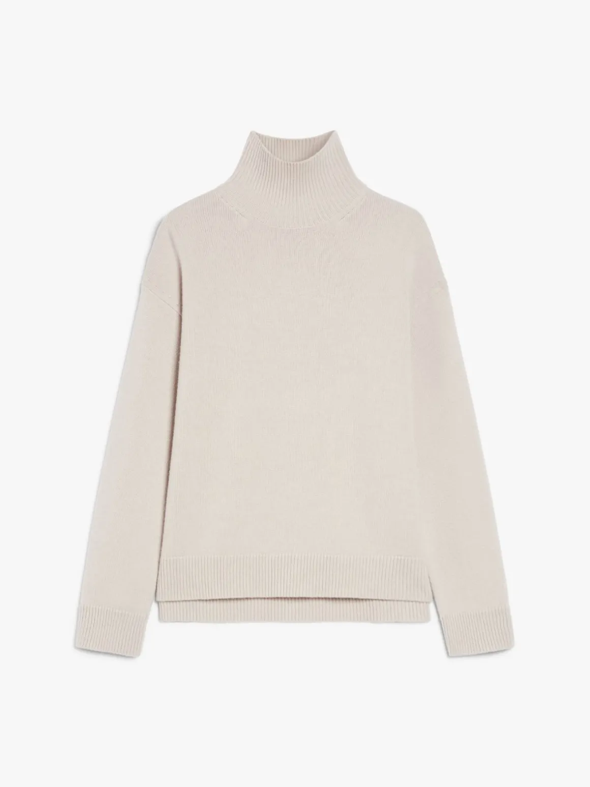 Wool and cashmere polo-neck sweater