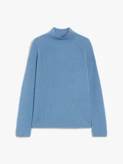 Wool and cashmere ribbed jumper