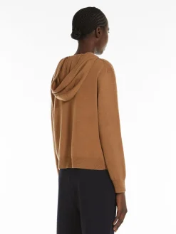 Wool and cashmere yarn sweatshirt