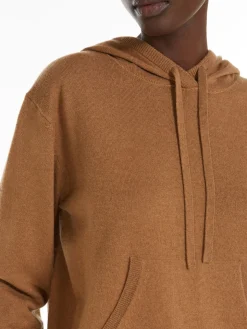 Wool and cashmere yarn sweatshirt