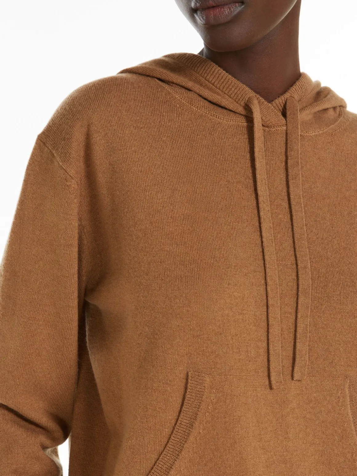 Wool and cashmere yarn sweatshirt