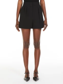 Wool canvas shorts