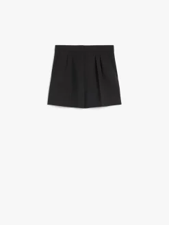 Wool canvas shorts