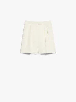 Wool canvas shorts