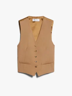 Wool canvas waistcoat