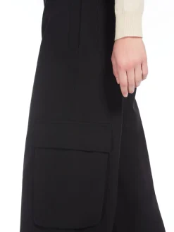 Wool cargo trousers