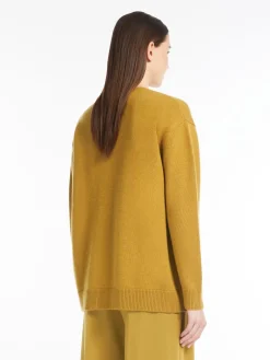 Wool, cashmere and sequin pullover