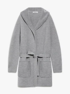 Wool coat with belt