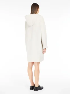 Wool coat with hood