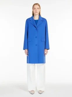 Wool cocoon coat