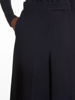 Wool cordonet trousers