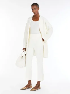 Wool crêpe trousers