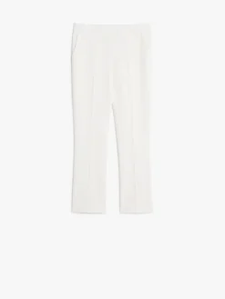 Wool crêpe trousers