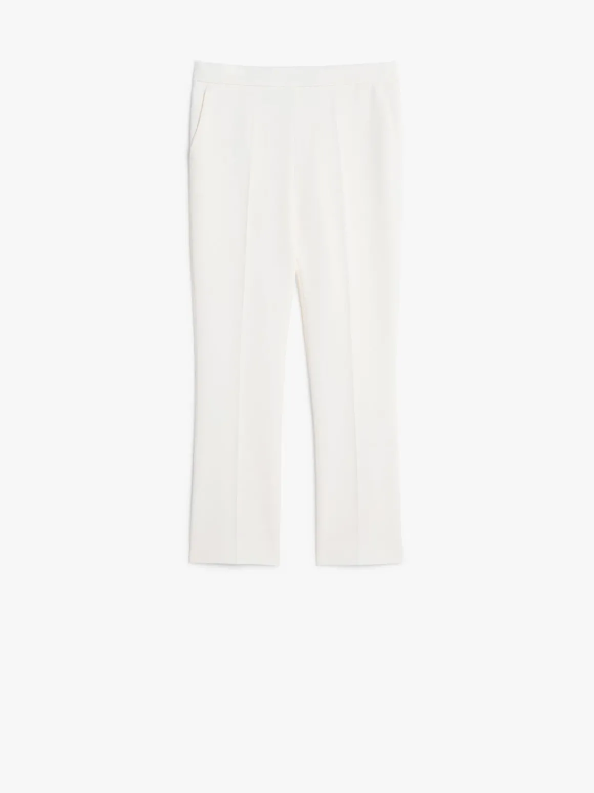 Wool crêpe trousers