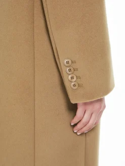 Wool double-breasted coat