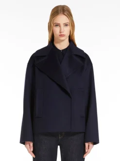 Wool drap pea coat