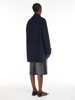 Wool drap pea coat