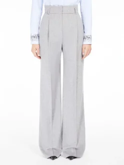 Wool drap trousers
