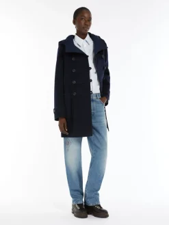 Wool duffle coat