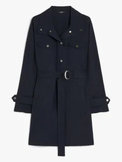 Wool gabardine dress