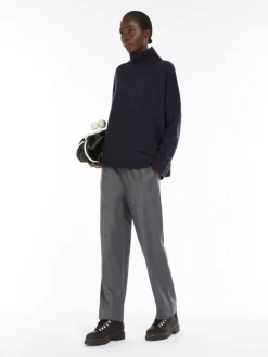 Wool high-neck sweater