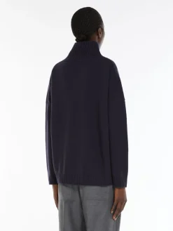 Wool high-neck sweater