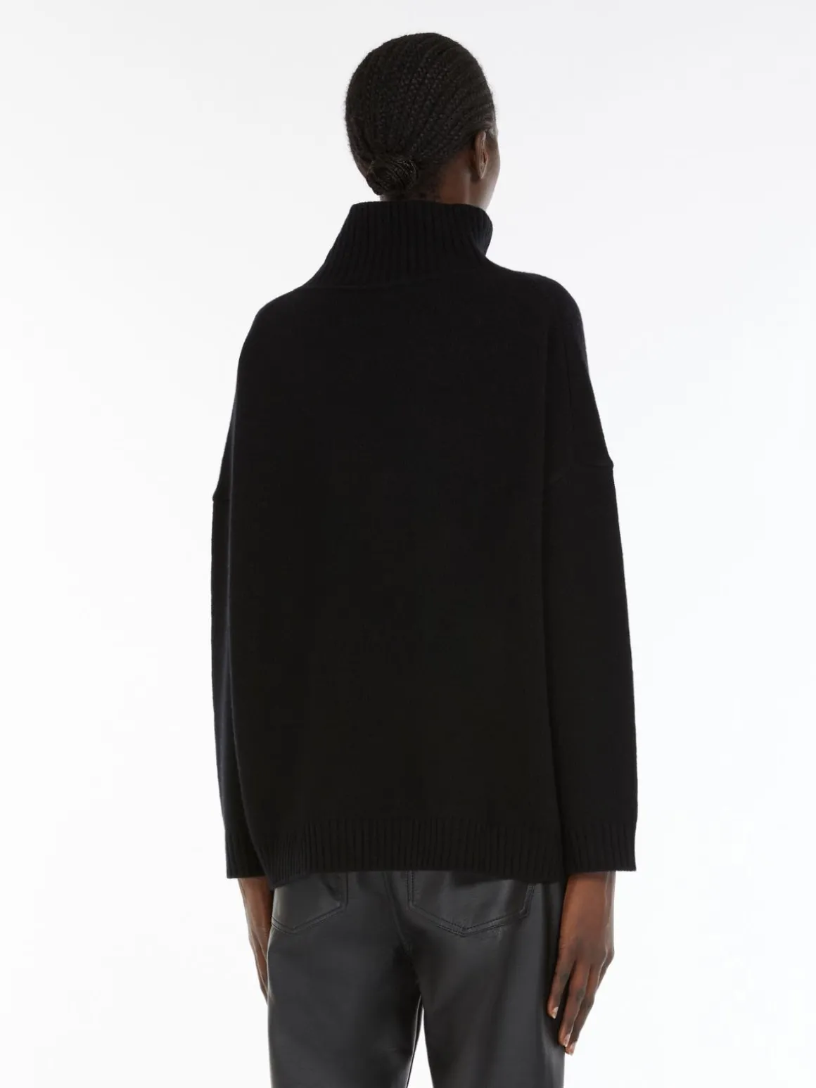 Wool high-neck sweater