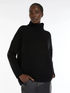 Wool high-neck sweater