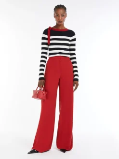 Wool jumper with bow