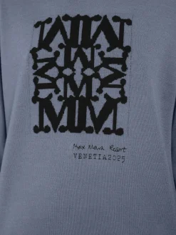 Wool knit sweatshirt