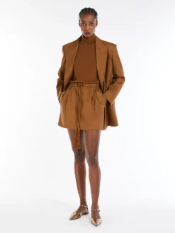 Wool knit turtleneck jumper