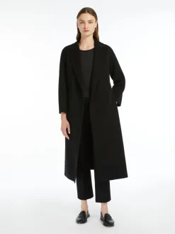 Wool midi coat