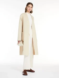 Wool robe coat