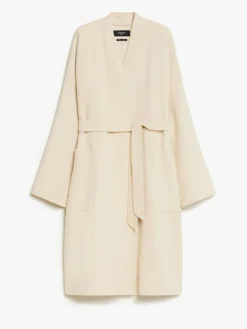 Wool robe coat