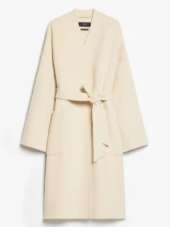 Wool robe coat