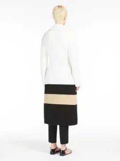 Wool robe coat