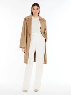 Wool robe coat