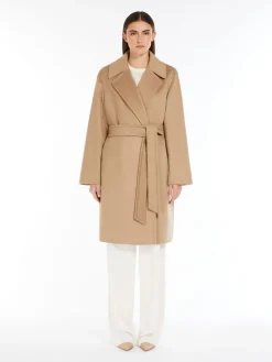 Wool robe coat