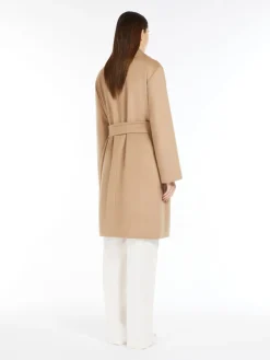Wool robe coat