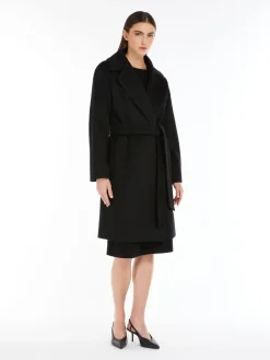 Wool robe coat