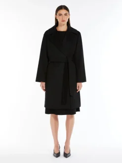 Wool robe coat