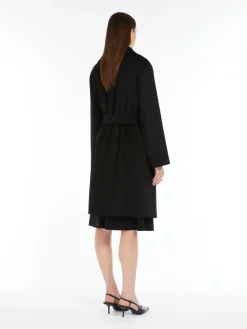 Wool robe coat