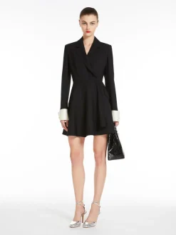 Wool shirt dress
