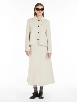 Wool shirt jacket