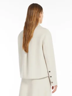Wool shirt jacket